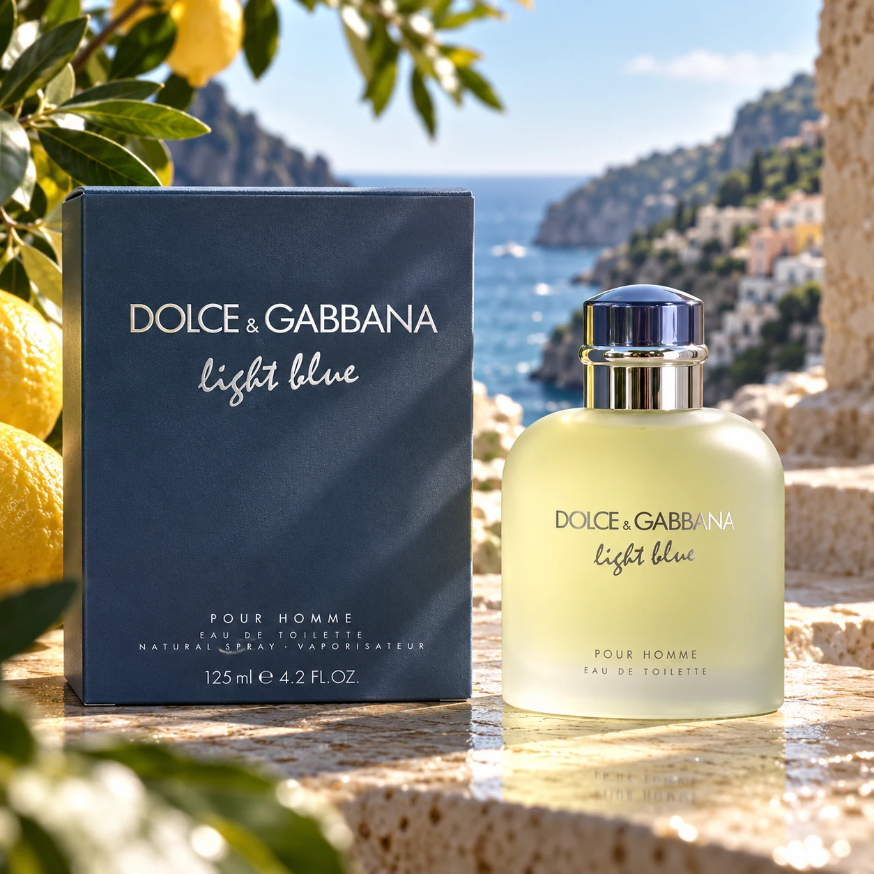 Dolce & Gabbana Light Blue Pour Homme Eau de Toilette 125ml Dolce & Gabbana Light Blue Pour Homme Eau de Toilette 125ml - Image 2