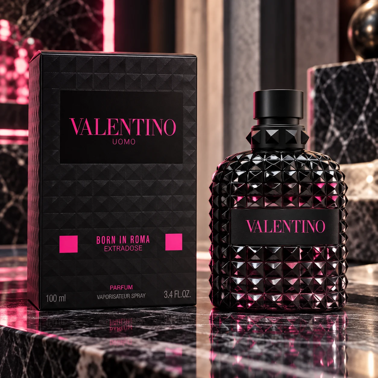 Valentino Uomo Born In Roma Extradose Parfum 100ml Valentino Uomo Born In Roma Extradose Parfum 100ml - Image 2