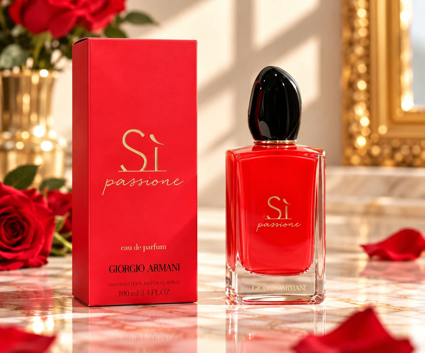 Giorgio Armani Sì Passione Eau de Parfum 100ml Giorgio Armani Sì Passione Eau de Parfum 100ml - Image 2