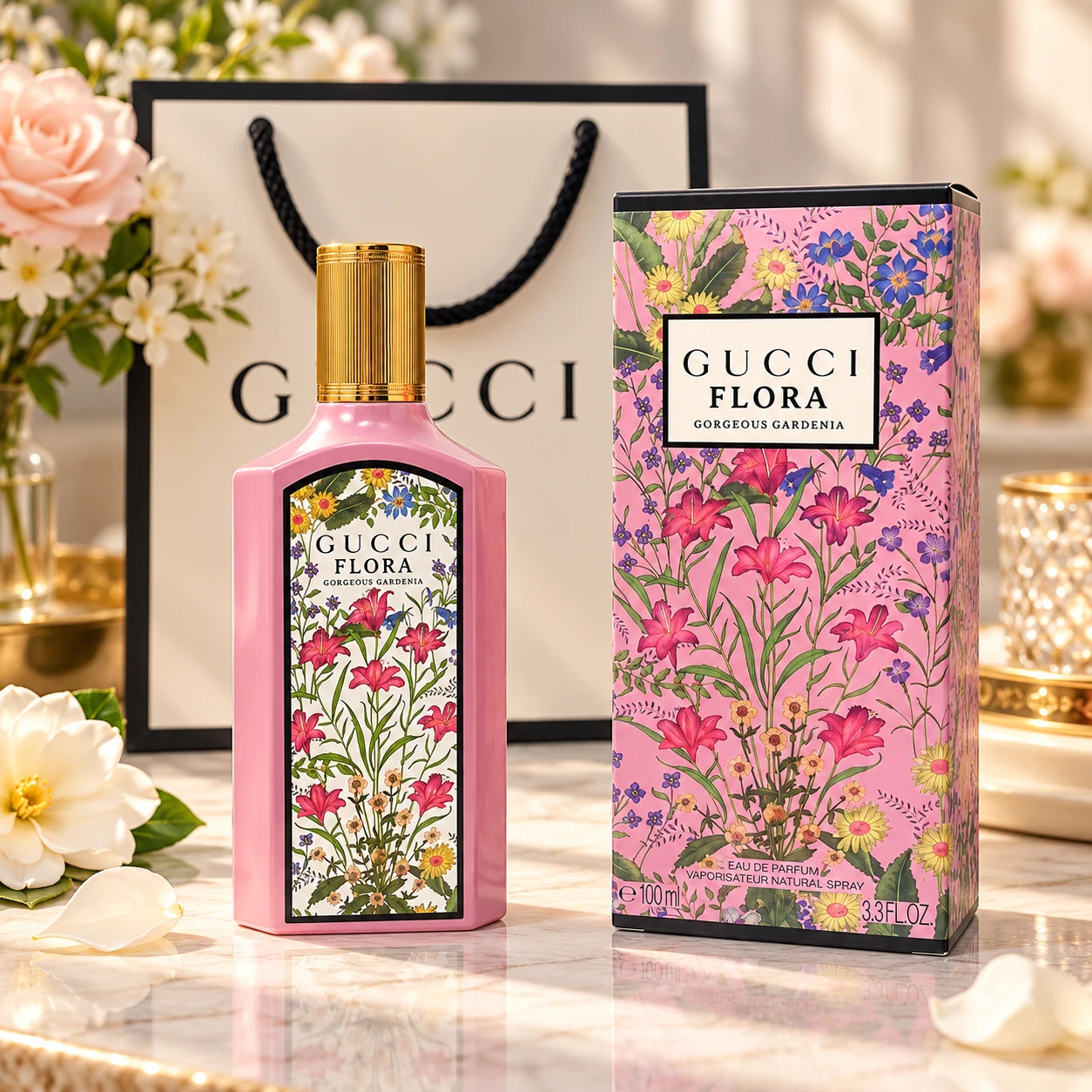 Gucci Flora Gorgeous Gardenia Eau de Parfum 100ml Gucci Flora Gorgeous Gardenia Eau de Parfum 100ml - Image 2