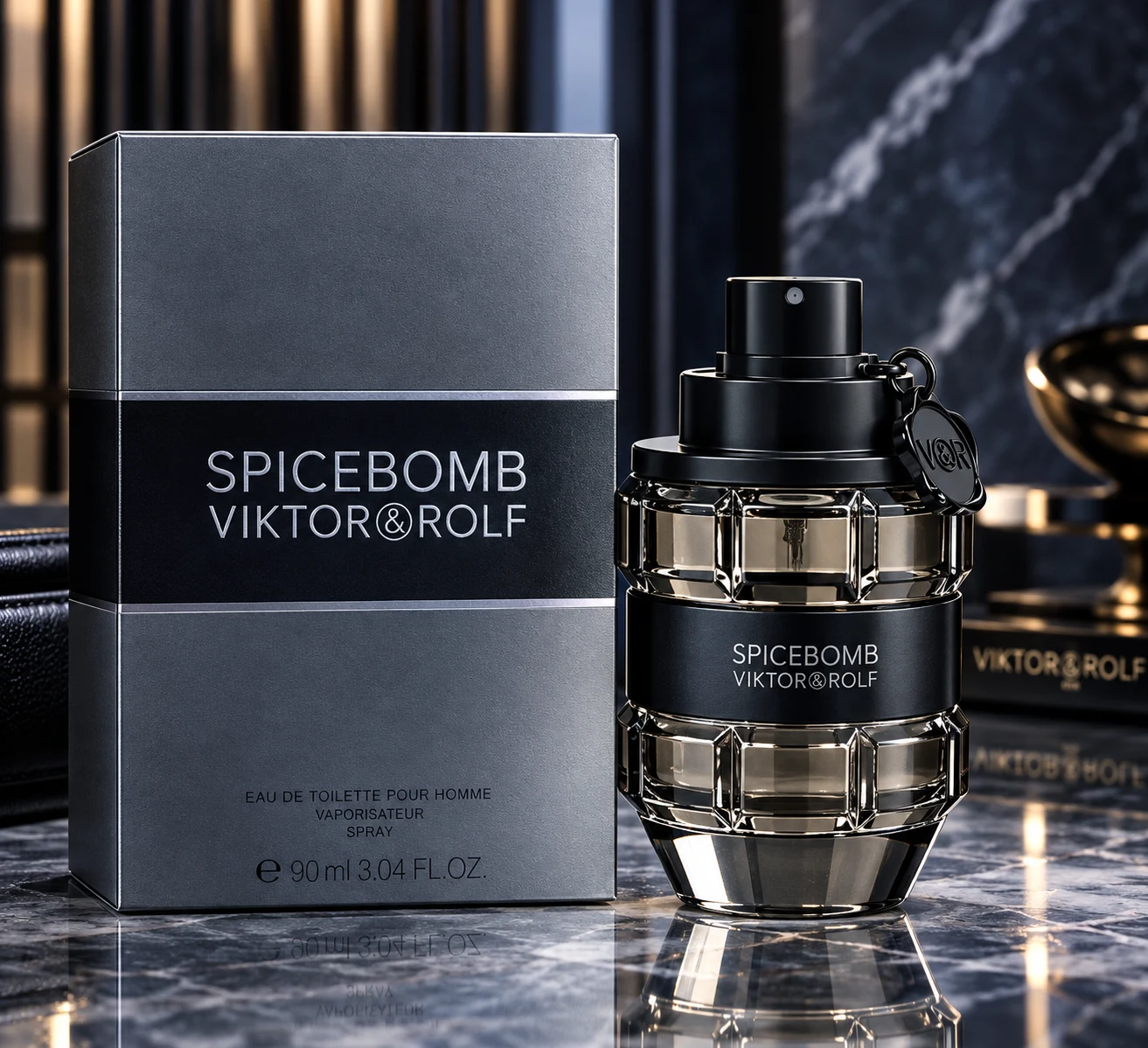 Viktor & Rolf Spicebomb Eau de Toilette 90ml Viktor & Rolf Spicebomb Eau de Toilette 90ml - Image 2