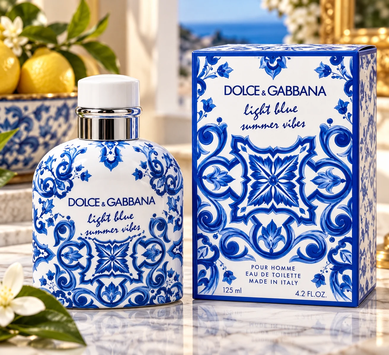 Dolce & Gabbana Light Blue Summer Vibes Pour Homme 125ml Dolce & Gabbana Light Blue Summer Vibes Pour Homme 125ml - Image 2