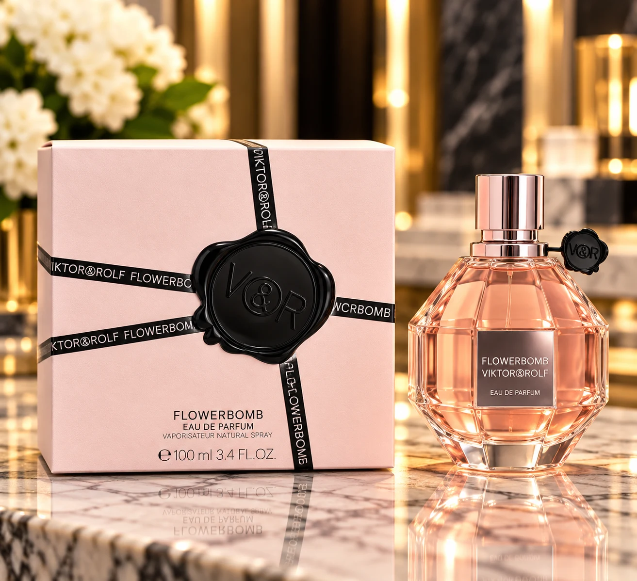 Viktor & Rolf Flowerbomb Eau de Parfum 100ml Viktor & Rolf Flowerbomb Eau de Parfum 100ml - Image 2